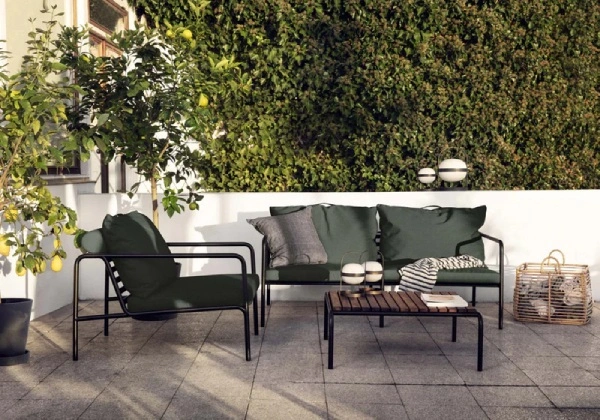 fauteuil avon acier noir