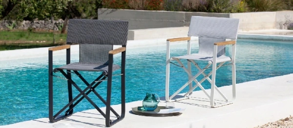 fauteuil de table aluminium Pevero