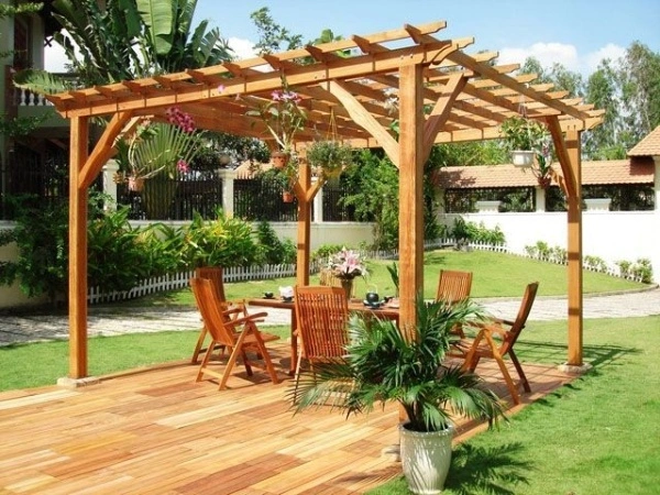 pergola en bois
