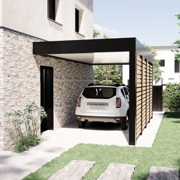 une pergola pour protéger sa voiture