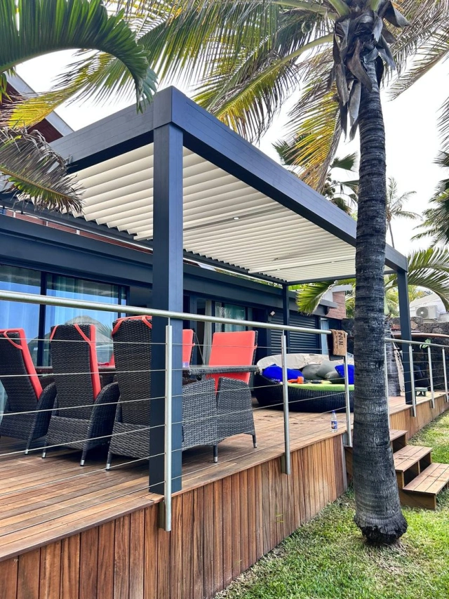 6 PERGOLA BIOCLIMATIQUE SAINT-LEU RÉUNON