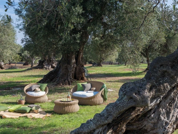 mobilier de jardin confortable