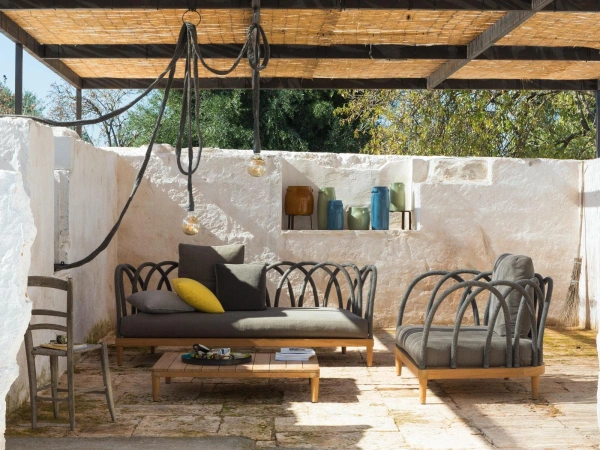 mobilier de jardin design resitant aux pluies