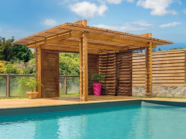 pergola en bois