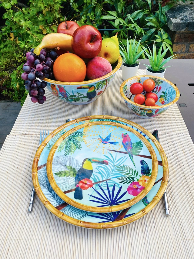 Les-Jardins-de-la-Comtesse-Ambiance-Vaisselle-En-Bambou-Collection-Perroquets-4