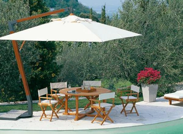 parasol XXL blanche