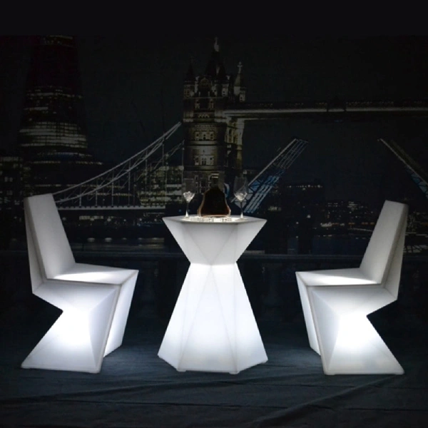 table et chaises lumineux (1)