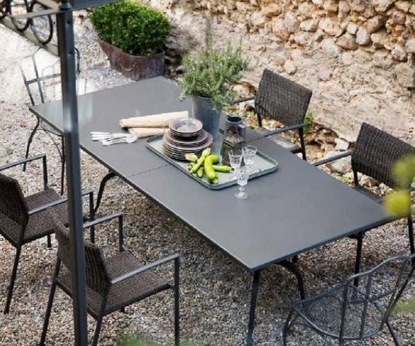 mobilier exterieur haut de gamme table Toscane